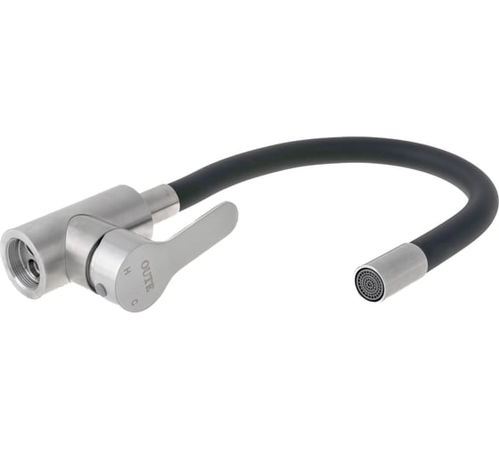 Кухонный смеситель OUTE с гибким изливом, черный T40193B-2