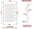 Полотенцесушитель Ника Электрич CURVE ЛЗ ВП 120/60 прав 3