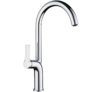 Смеситель для кухни OUTE из латуни, поворотный излив, цвет хром T11113B