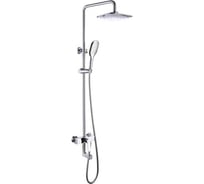 Душевая стойка со смесителем OUTE латунь, хром, излив 11 см T11114