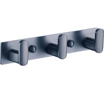 Модуль с 3-я крючками для ванной комнаты FASHUN швг 192х43х34 мм A2615-3-17