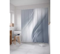 Штора (занавеска) для ванной JoyArty "Уникальная фигурность" из сатена, 180х200 см с крючками, sc_13556