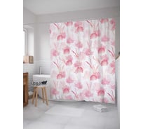 Штора (занавеска) для ванной JoyArty "Морское дно" из сатена, 180х200 см с крючками, sc_20467