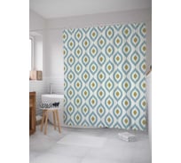 Штора (занавеска) для ванной JoyArty "Долгожданное прибытие" из сатена, 180х200 см с крючками, sc_14340