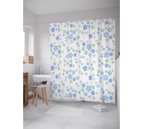 Штора (занавеска) для ванной JoyArty "Простая весна" из сатена, 180х200 см с крючками, sc_11410