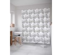 Штора (занавеска) для ванной JoyArty "Природная гармония" из сатена, 180х200 см с крючками, sc_20881