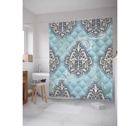 Штора (занавеска) для ванной JoyArty "Обряд предсказания" из сатена, 180х200 см с крючками, sc_12089