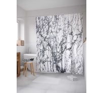 Штора (занавеска) для ванной JoyArty "Повреждение поверхности" из сатена, 180х200 см с крючками, sc_19445