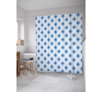 Штора (занавеска) для ванной JoyArty "Морозное очарование" из сатена, 180х200 см с крючками, sc_14325