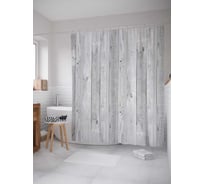 Штора (занавеска) для ванной JoyArty "Простая текстура" из сатена, 180х200 см с крючками, sc_13570
