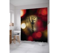 Штора (занавеска) для ванной JoyArty "Время веселья" из сатена, 180х200 см sc_378737