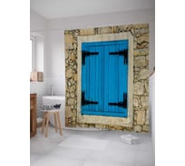 Штора (занавеска) для ванной JoyArty "Вход в сказку" из сатена, 180х200 см с крючками, sc_14195