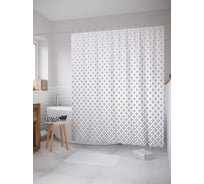 Штора (занавеска) для ванной JoyArty "Звезды приближаются" из сатена, 180х200 см с крючками, sc_18394