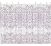 Шторка для ванны FASHUN с набором пластиковых колец для подвеса A8814