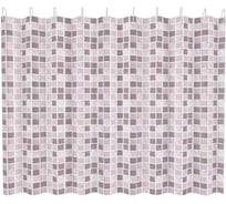 Шторка для ванны FASHUN с набором пластиковых колец для подвеса A8816