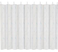 Шторка для ванны FASHUN с набором пластиковых колец для подвеса A8820