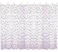 Шторка для ванны FASHUN с набором пластиковых колец для подвеса A8815