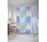 Штора (занавеска) для ванной JoyArty "Пятнистые цветы" из сатена, 180х200 см с крючками, sc_20504 1