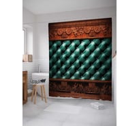 Штора (занавеска) для ванной JoyArty "Блеск роскоши" из сатена, 180х200 см с крючками, sc_12077