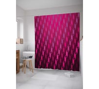 Штора (занавеска) для ванной JoyArty "Красочные кубы" из сатена, 180х200 см с крючками, sc_22128