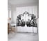 Штора (занавеска) для ванной JoyArty "Тоскующее время" из сатена, 180х200 см с крючками, sc_12084 1