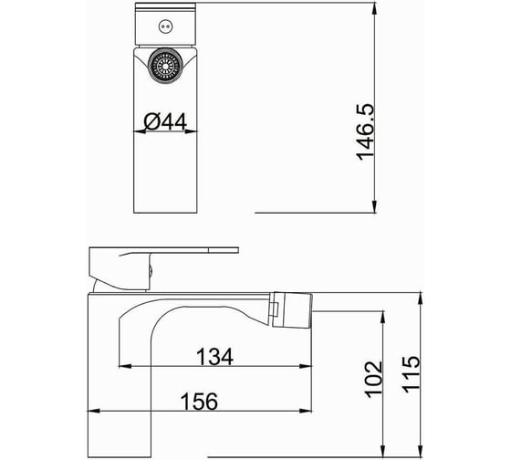 Смеситель для биде FASHUN A5085-35