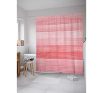 Штора (занавеска) для ванной JoyArty "Привлекательная простота" из сатена, 180х200 см с крючками, sc_20473