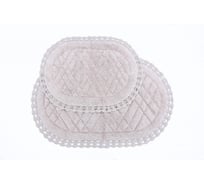 Набор ковриков для ванной SOFI DE MARKO RACHEL (беж) кружевной 60x100 и 50x70 КВ-РШ-6-НБ