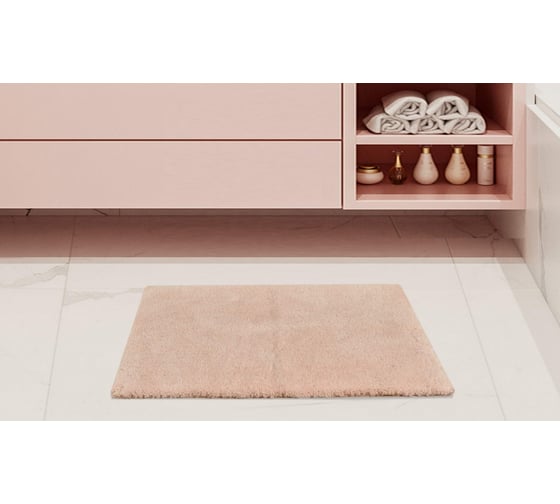 Набор ковриков для ванной SOFI DE MARKO Ruby (пудра) 60x100 и 50x70 КВ-Рб-2-НБ