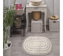 Набор ковриков для ванной SOFI DE MARKO YANA (беж) кружевной 60x100 и 50x70 S.046беж