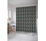 Штора (занавеска) для ванной JoyArty "Черные линии" из сатена, 180х200 см с крючками, sc_29599 1