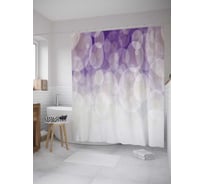 Штора (занавеска) для ванной JoyArty "Высокая влажность" из сатена, 180х200 см с крючками, sc_28465