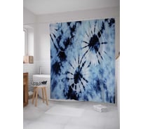 Штора (занавеска) для ванной JoyArty "Абстрактный дым" из сатена, 180х200 см с крючками, sc_20179