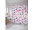 Штора (занавеска) для ванной JoyArty "Вихрь из перьев" из сатена, 180х200 см с крючками, sc_20235 1