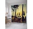 Штора (занавеска) для ванной JoyArty "Лежаки на рассвете" из сатена, 180х200 см с крючками, sc_13920 1