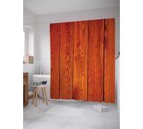 Штора (занавеска) для ванной JoyArty "Твердая текстура" из сатена, 180х200 см с крючками, sc_13487