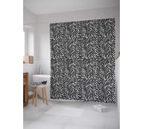 Штора (занавеска) для ванной JoyArty "Саванна" из сатена, 180х200 см с крючками, sc_12956