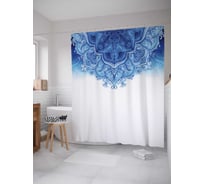 Штора (занавеска) для ванной JoyArty "Уникальное явление" из сатена, 180х200 см с крючками, sc_17002