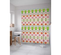 Штора (занавеска) для ванной JoyArty "Чувства природы" из сатена, 180х200 см с крючками, sc_26718