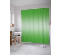 Штора (занавеска) для ванной JoyArty "Весенний переход" из сатена, 180х200 см с крючками, sc_23538