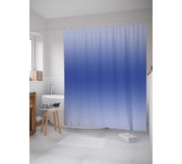 Штора (занавеска) для ванной JoyArty "Грозовой перелив" из сатена, 180х200 см с крючками, sc_23554