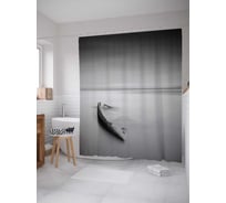 Штора (занавеска) для ванной JoyArty "Судно-утопленник" из сатена, 180х200 см с крючками, sc_20556