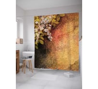 Штора (занавеска) для ванной JoyArty "Жизненная дорога" из сатена, 180х200 см с крючками, sc_21151