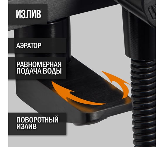 Душевая система VIGRO черный матовый VG2403-7