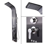 Душевая панель VIGRO черная VG2513