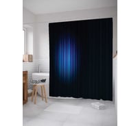 Штора (занавеска) для ванной JoyArty "Театральный занавес" из сатена, 180х200 см с крючками, sc_23137