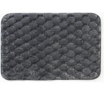 Коврик для ванной Этель Ромбы, серый, 40x60 см 10516175