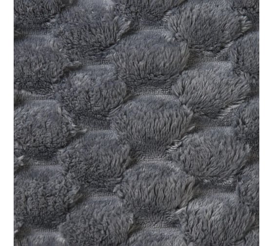 Коврик для ванной Этель Ромбы, серый, 40x60 см 10516175