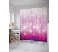 Штора (занавеска) для ванной JoyArty "Начало фантазии" из сатена, 180х200 см с крючками, sc_22139