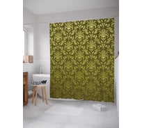 Штора (занавеска) для ванной JoyArty "Ветвистое заклинание" из сатена, 180х200 см с крючками, sc_29060